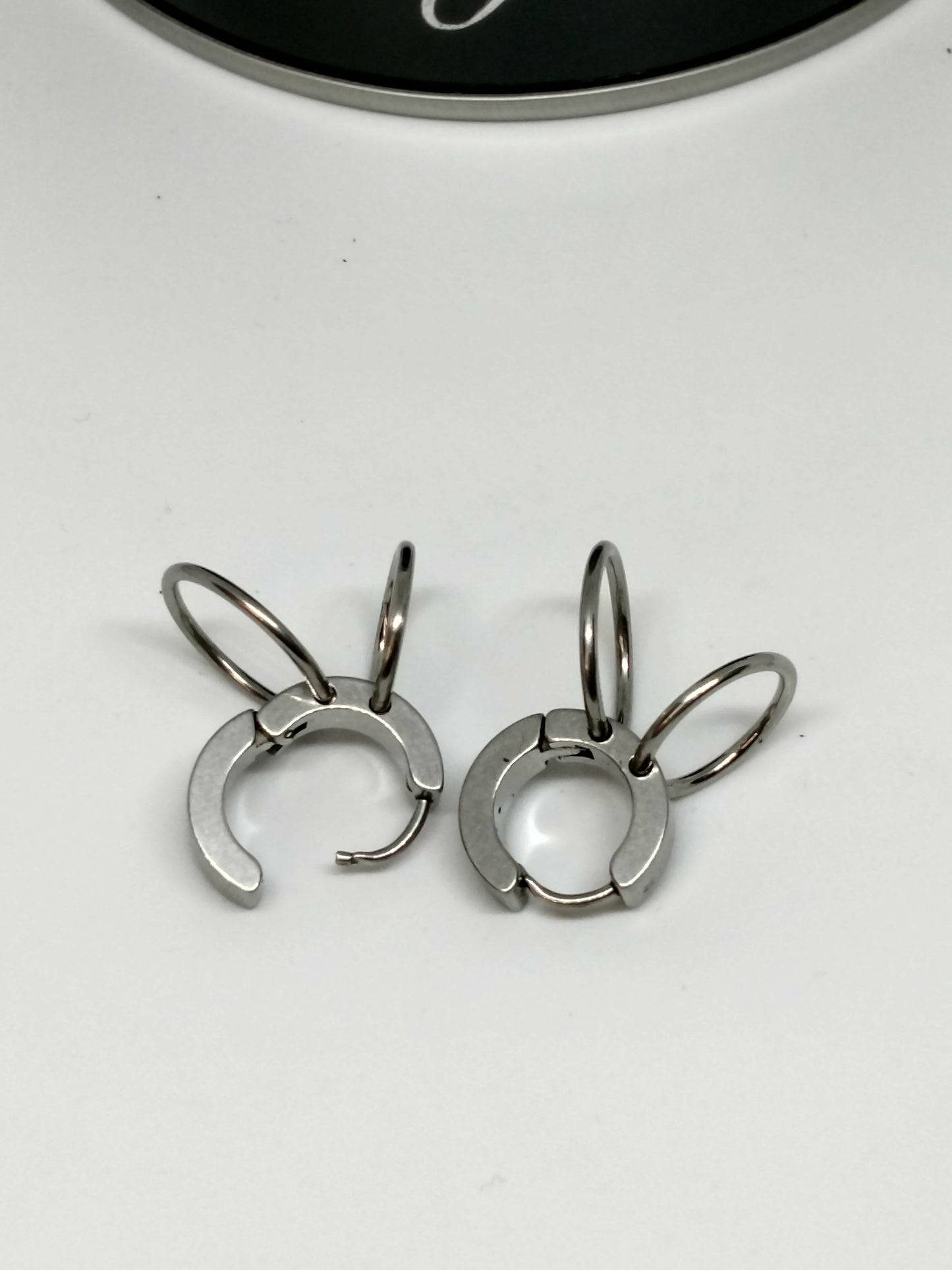 Boucles d'oreilles créoles pour hommes