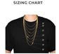 Miami cuban link gold plated unisex chain