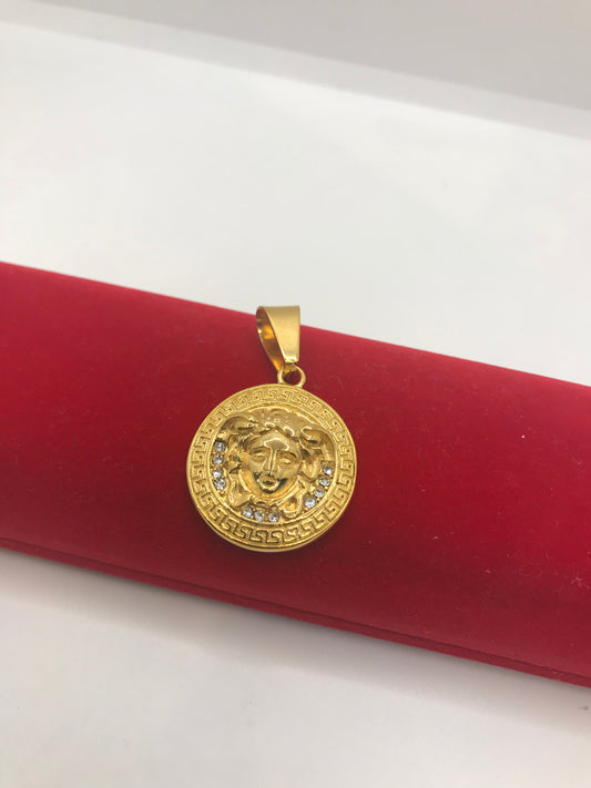 Gold plated Versace pendant