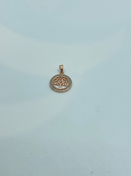 Pendentif arbre de vie en argent véritable