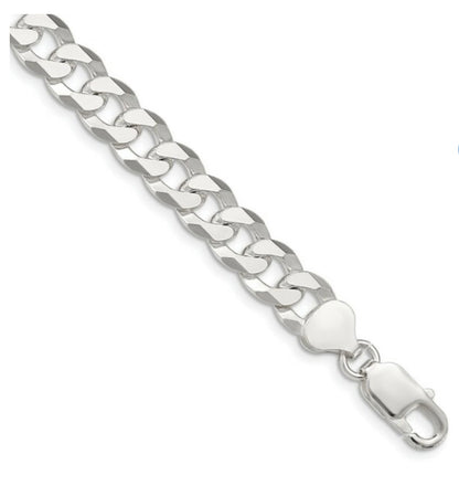 Real silver cuban link anklets