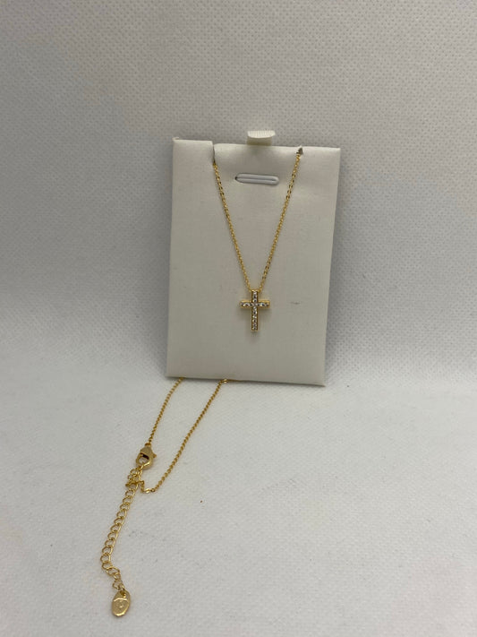 Gold plated cross necklaces