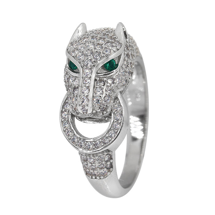Bague serpent en argent véritable