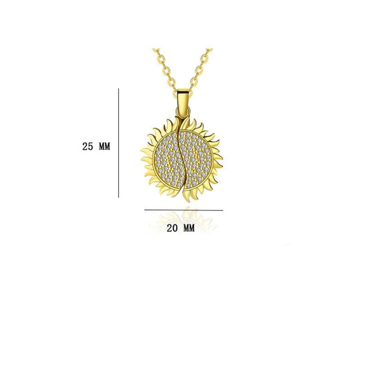 Collier soleil ☀️ en argent sterling
