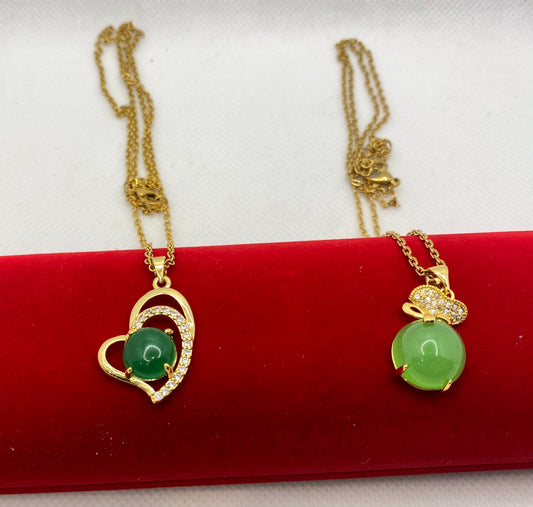 Jade necklaces