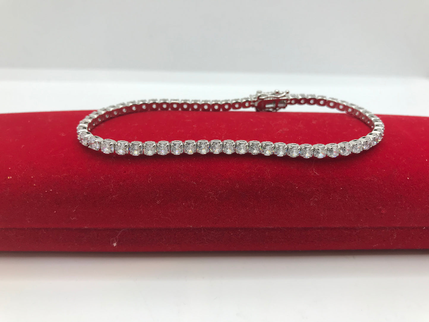 Sterling silver tennis bracelets