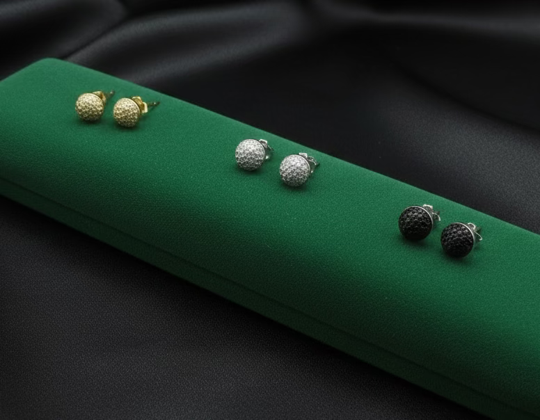 Boucles d'oreilles en argent sterling