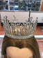 Fashion silver crown