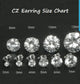 Real Silver Studs (round stone)