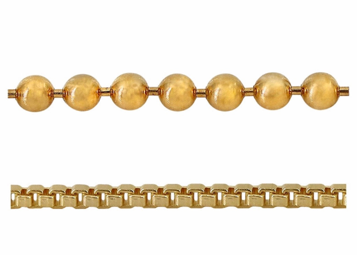 Real silver gold filled chains
