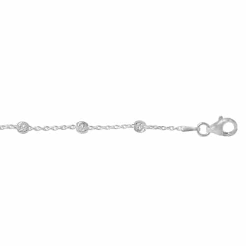 Bracelets de cheville en argent sterling à motif poussière d'étoiles