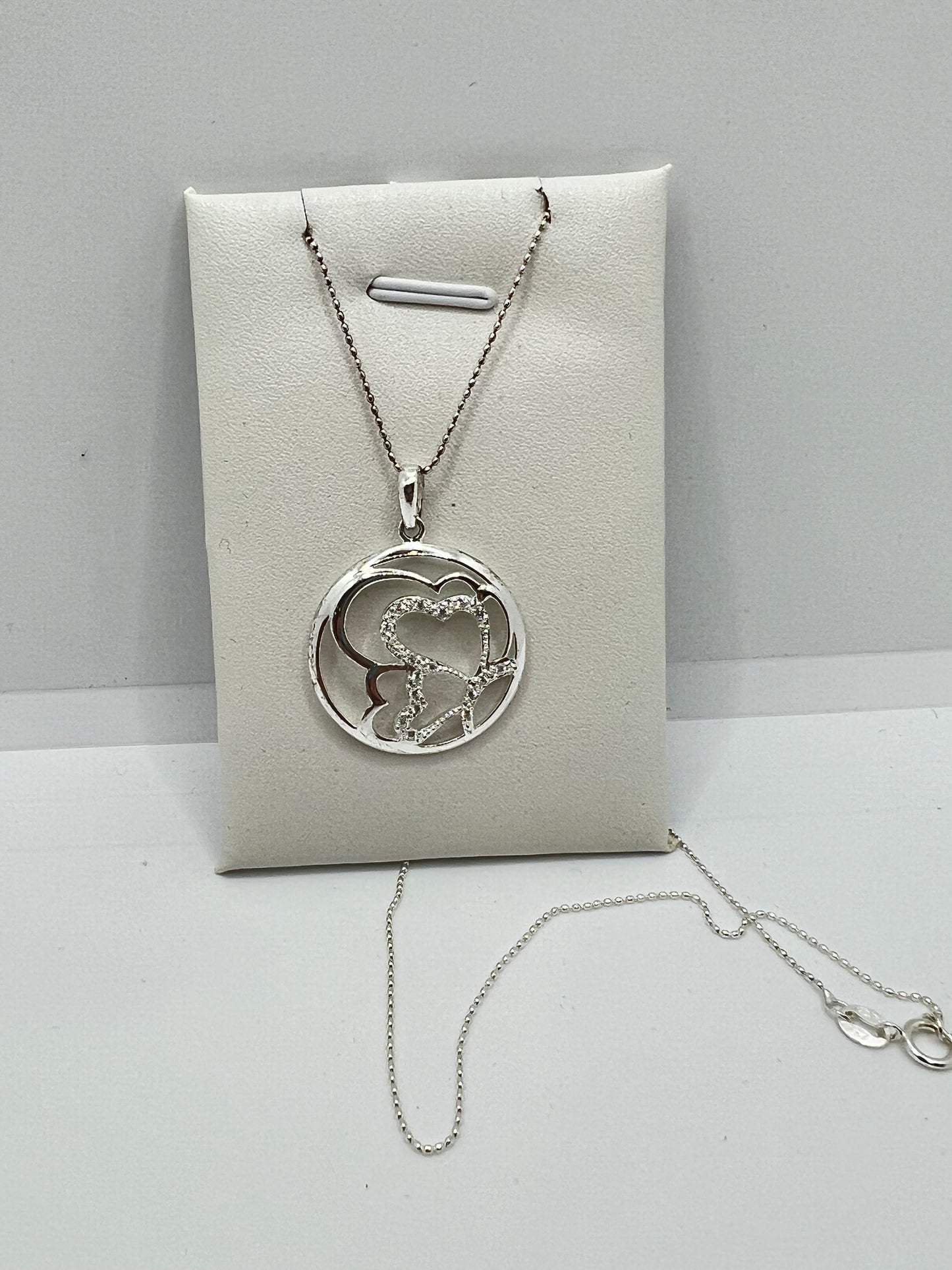 Collier papillon en argent véritable