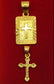 18k Gold plated cross pendant