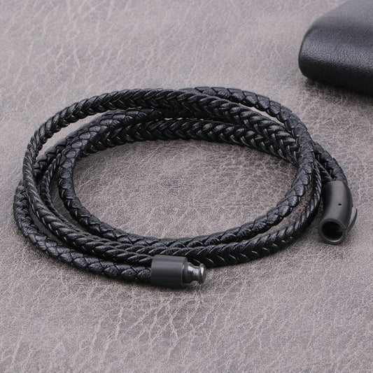 Free size leather bracelet