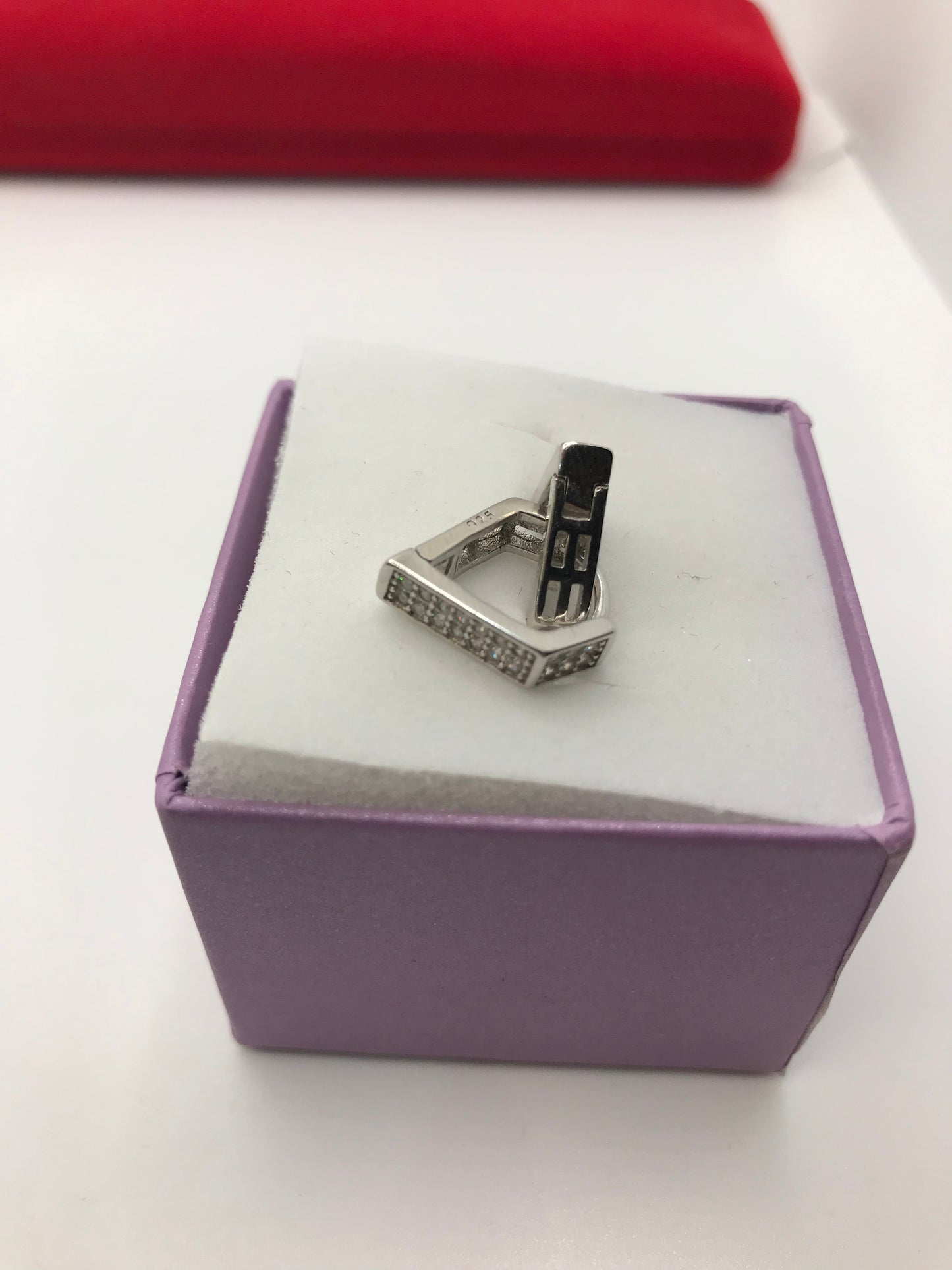 Créoles de créateur en argent sterling 925