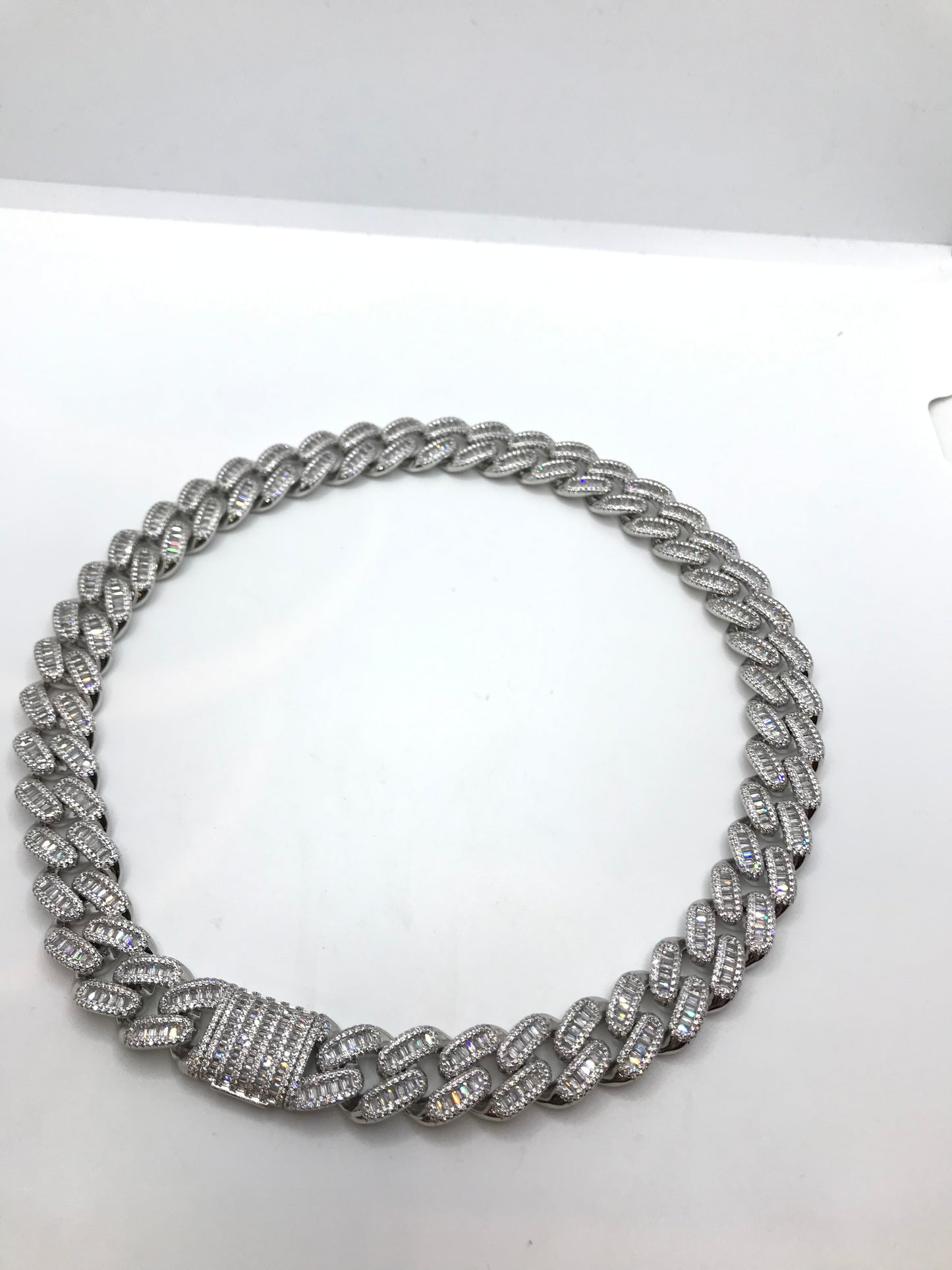 15mm Cuban link iced out chain