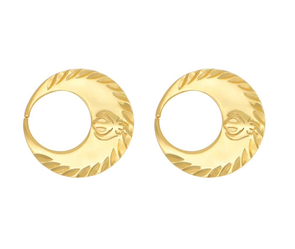 24K ਸੋਨੇ ਨਾਲ ਭਰਿਆ ਅਸਲੀ ਚਾਂਦੀ ਦਾ ਨੱਟੀਆਂ