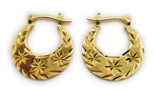 24k gold filled real silver modern nattiyan earrings