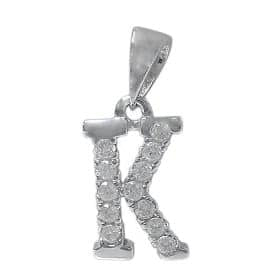 Pendentif lettre initiale en argent sterling