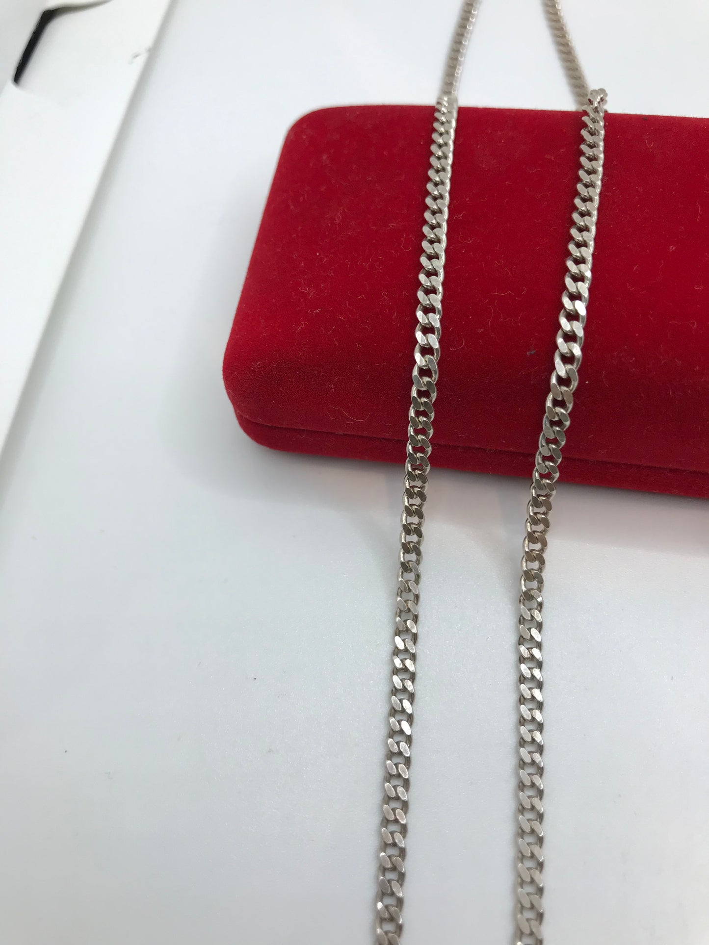 Chaînes à maillons cubains en argent sterling 925