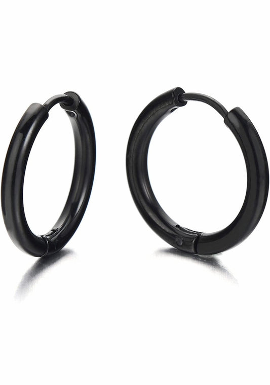 boucles d'oreilles créoles pour hommes
