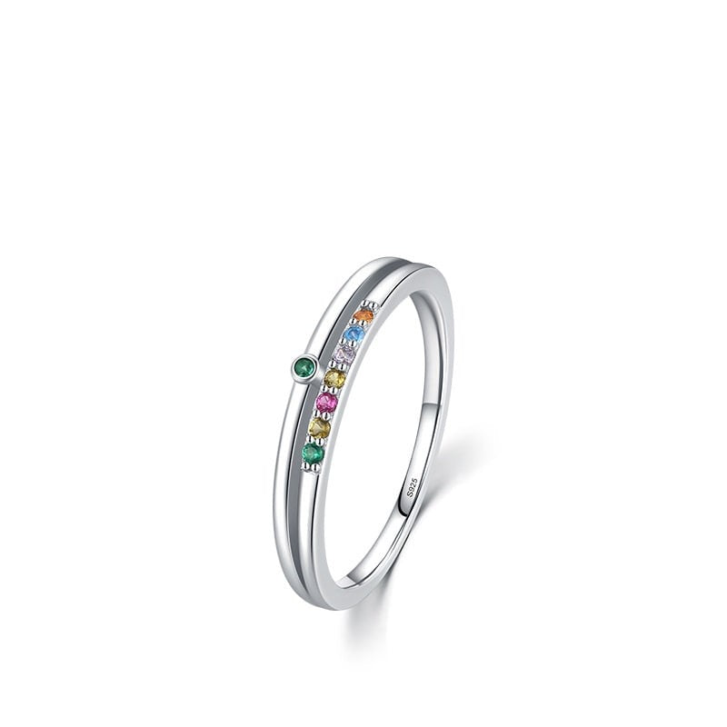 Bague de créateur en argent sterling