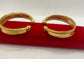 Gold plated bangles