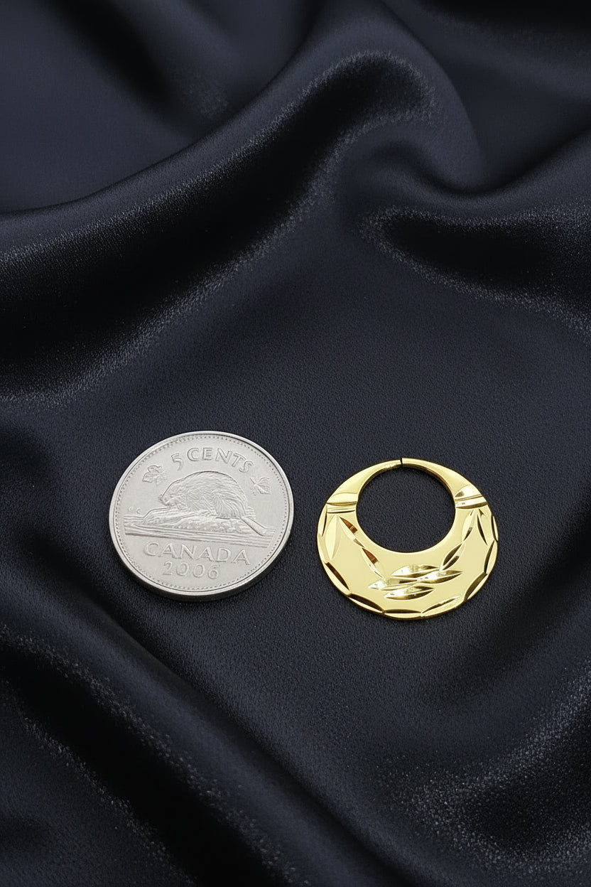 Boucles d'oreilles Nattiyan au nouveau design classique