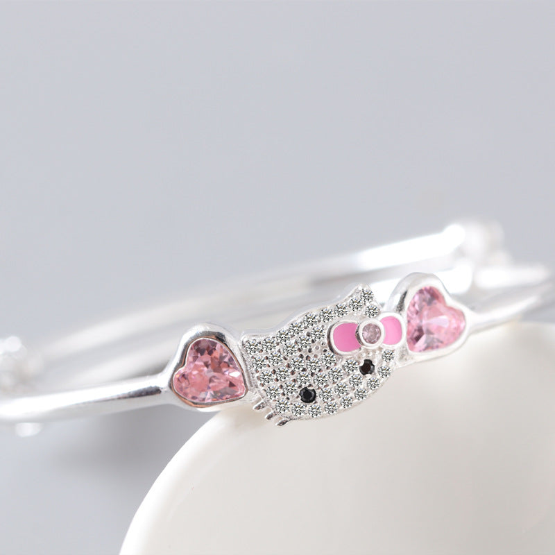 Bracelets Hello Kitty en argent sterling