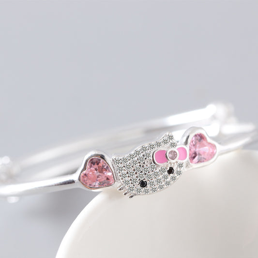 Bracelets Hello Kitty en argent sterling