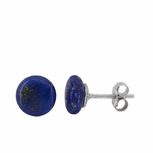 925 Sterling silver lapis lazuli earrings