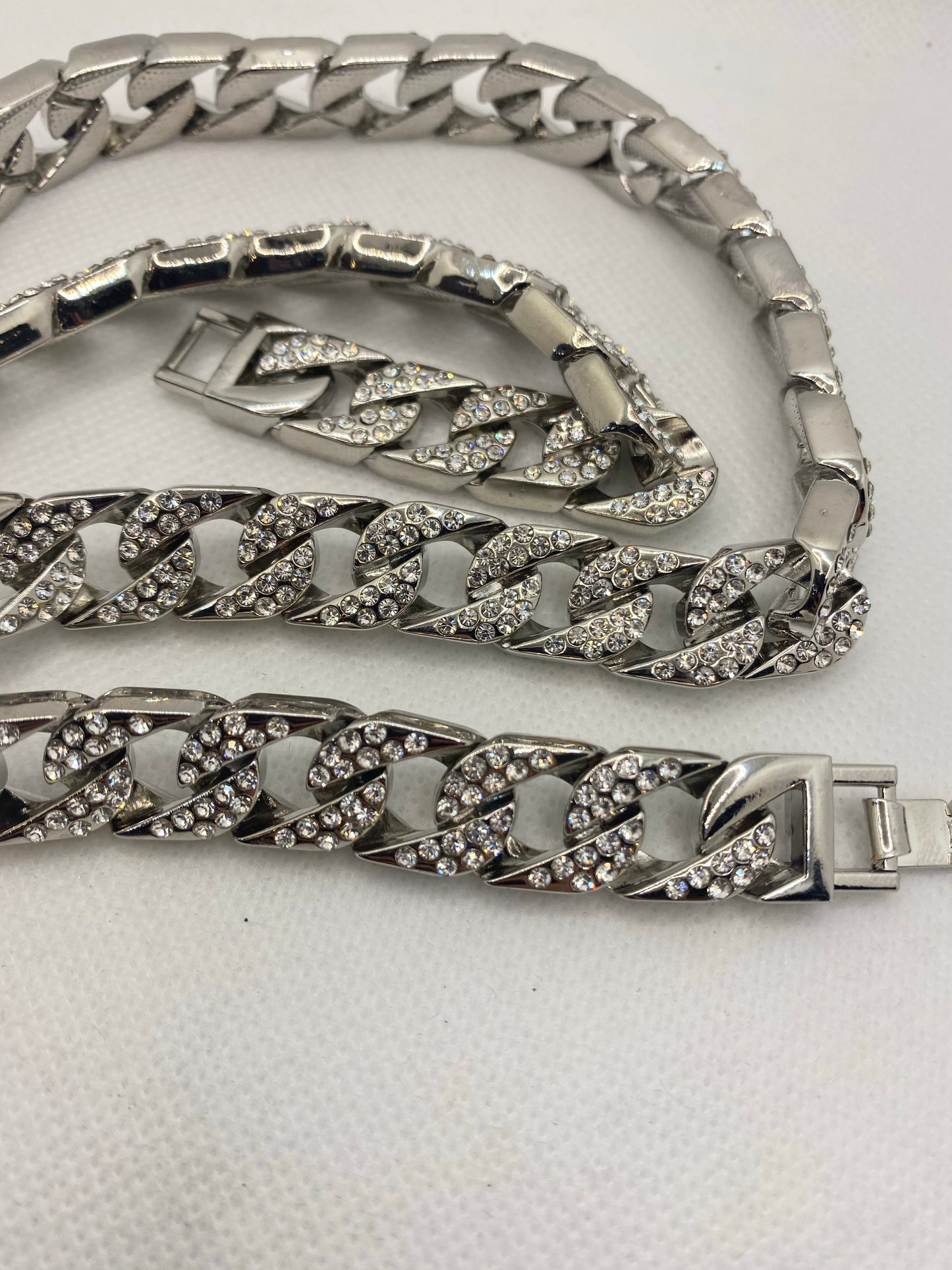 Iced out Cuban link chain