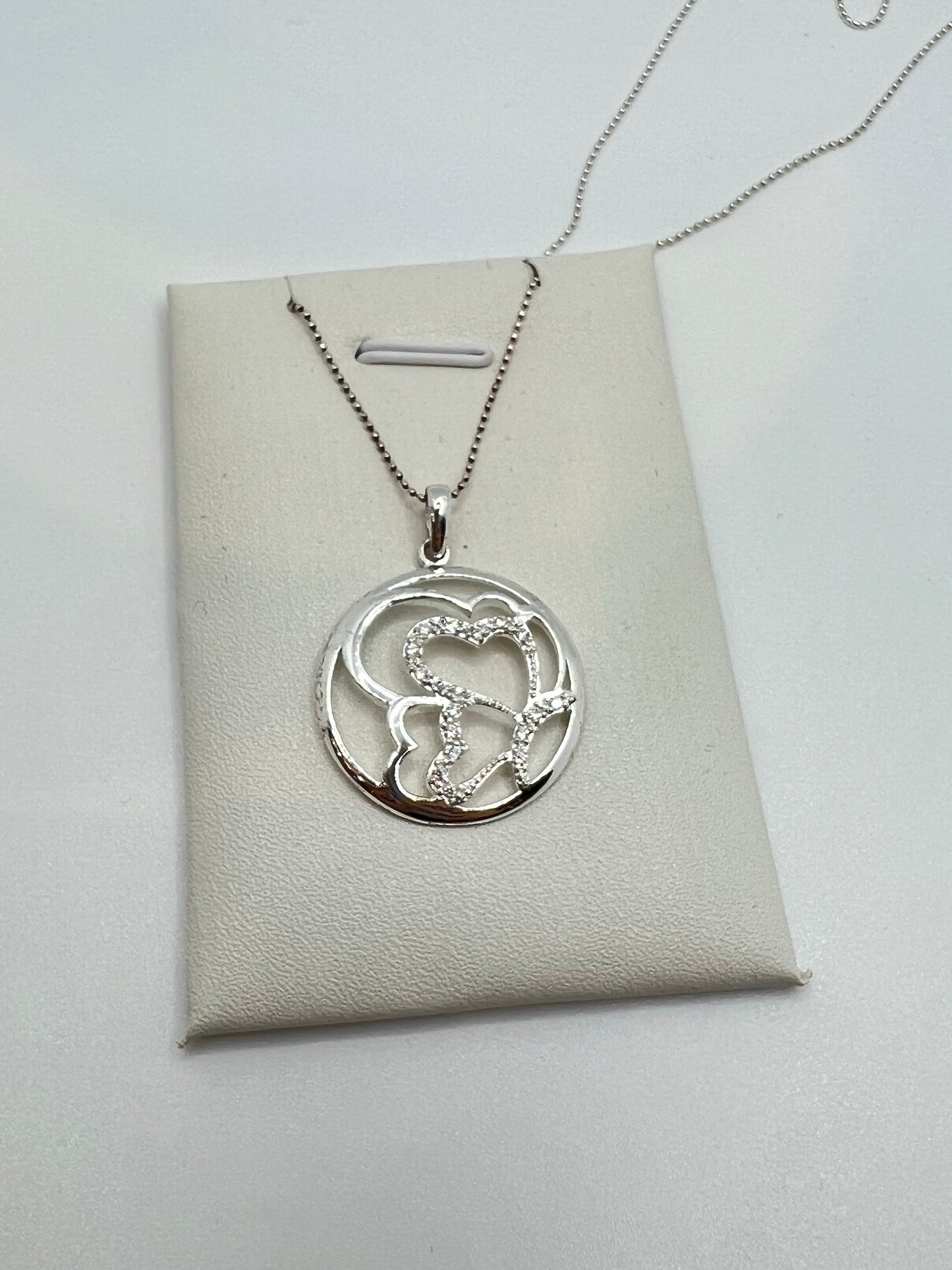Collier papillon en argent véritable
