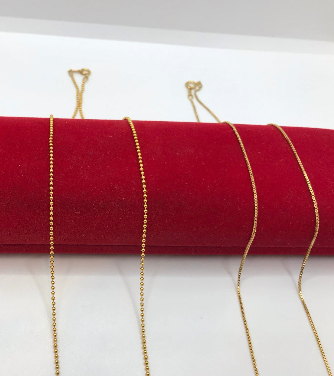 Real silver gold filled chains