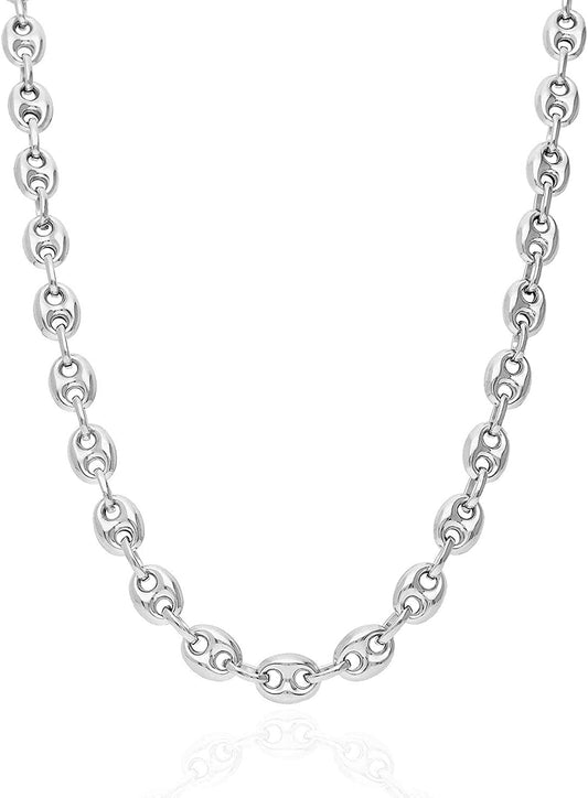 Chaîne à maillons gonflés Gucci en argent sterling (3 mm)