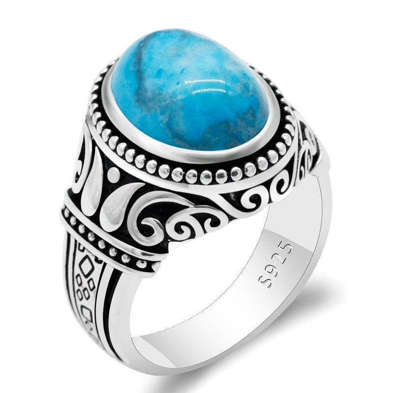 Sterling silver turquoise stone ring