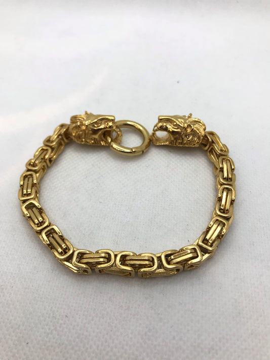Bracelet Lion Plaqué Or