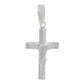 Real silver crucifix pendant