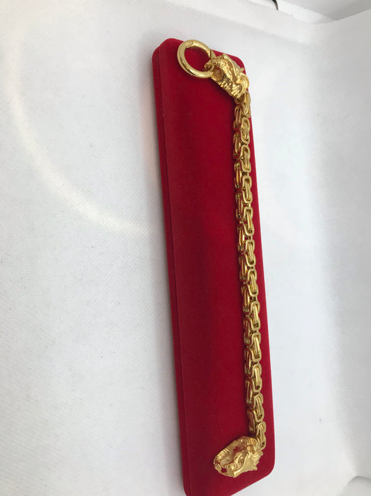 Bracelet Lion Plaqué Or