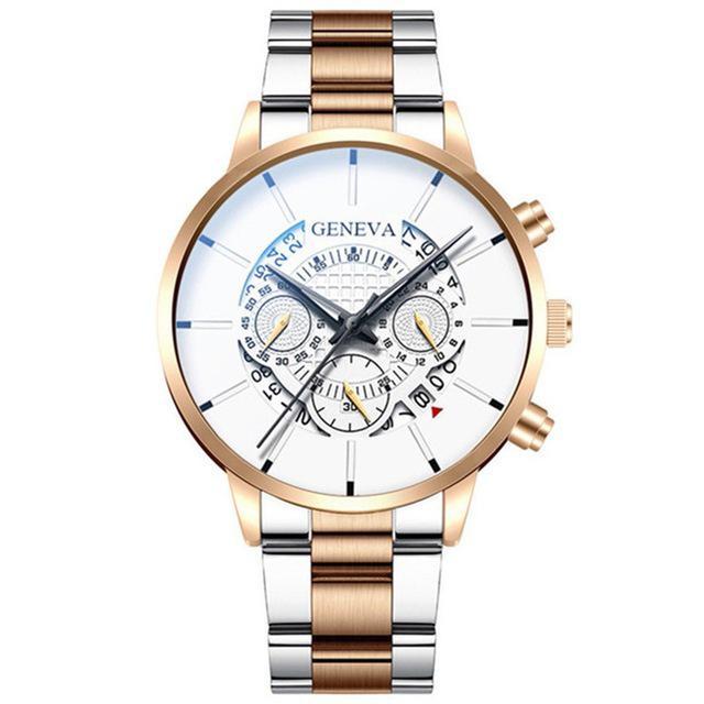 Montres de mode à cadran blanc de Genève