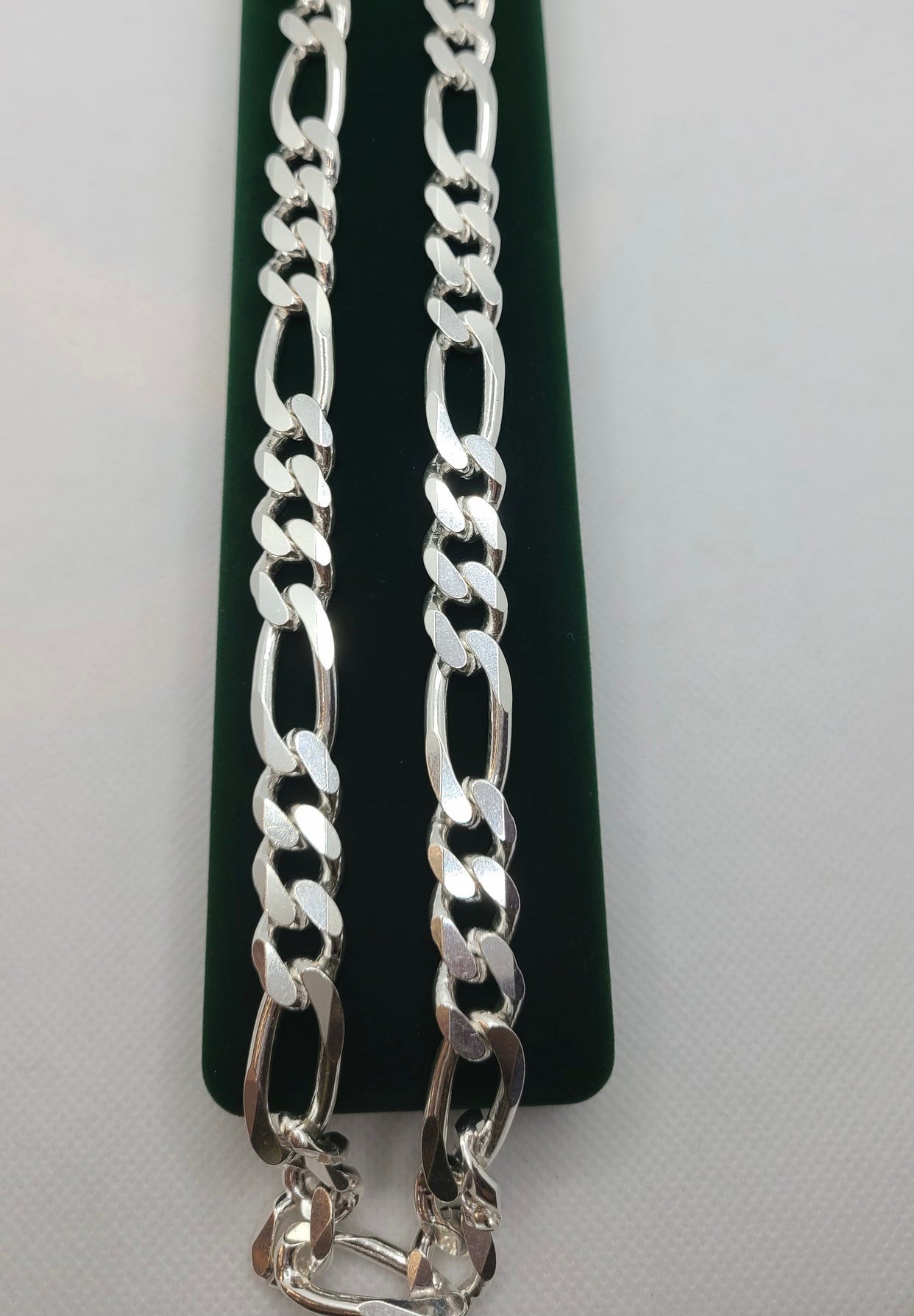 Chaînes figaro en argent sterling 925