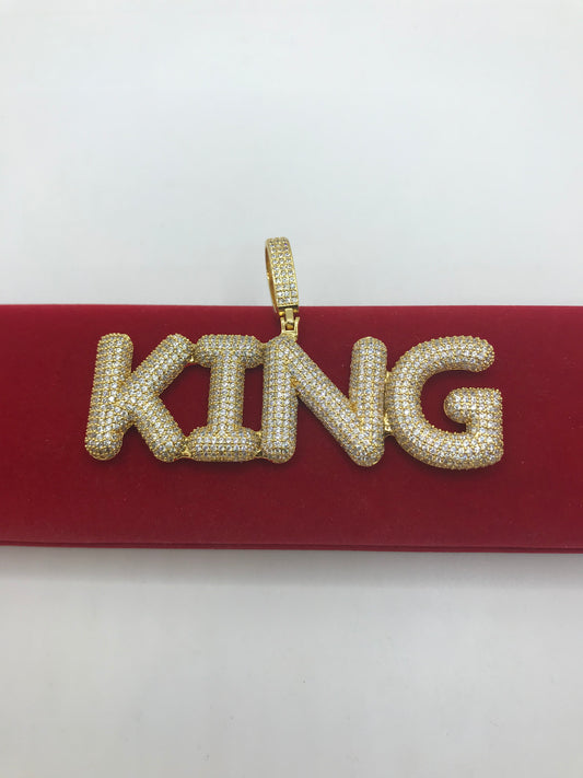 Pendentif roi glacé hip-hop