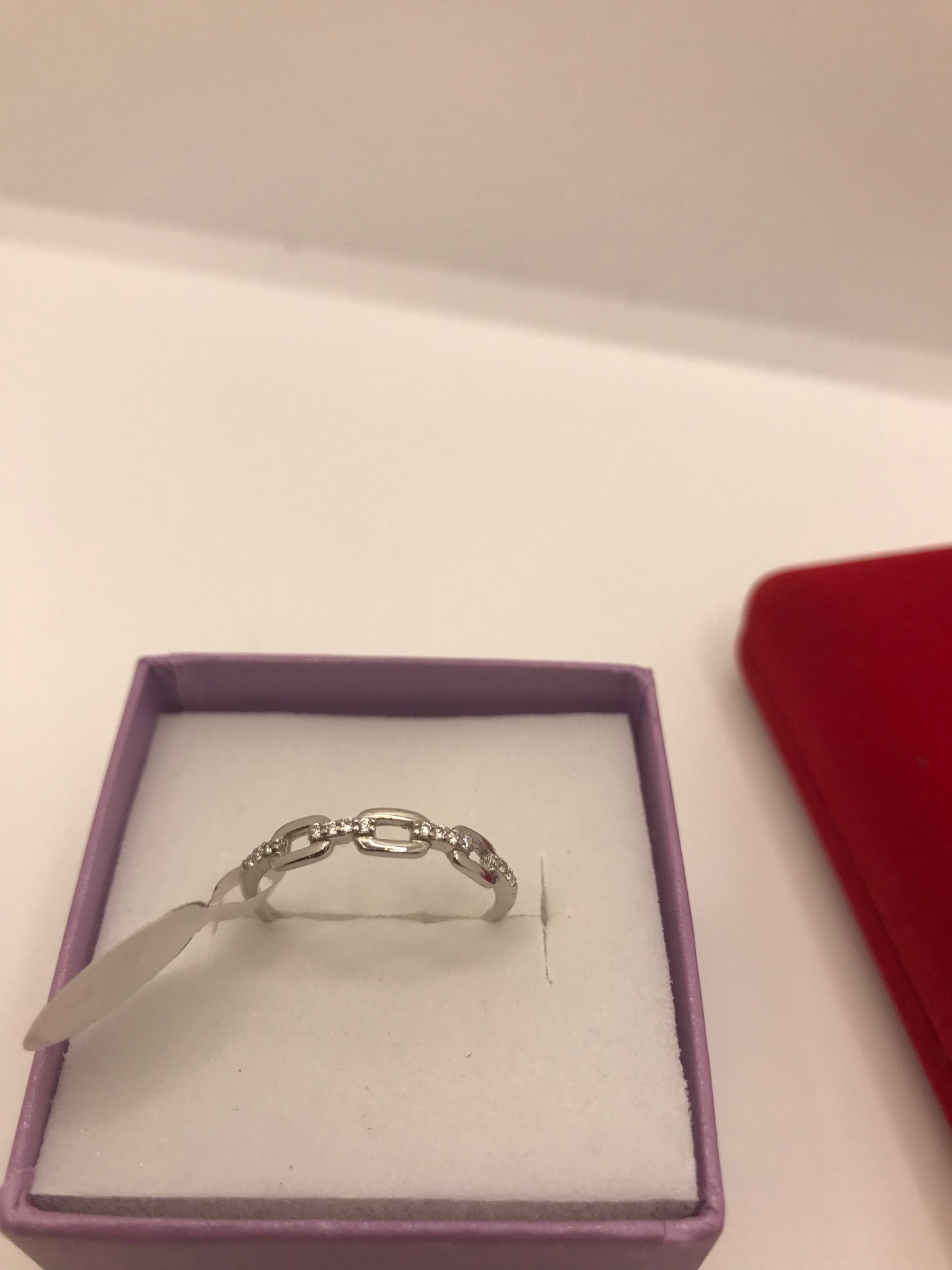 Bague en argent véritable