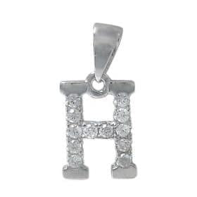 Pendentif lettre initiale en argent sterling