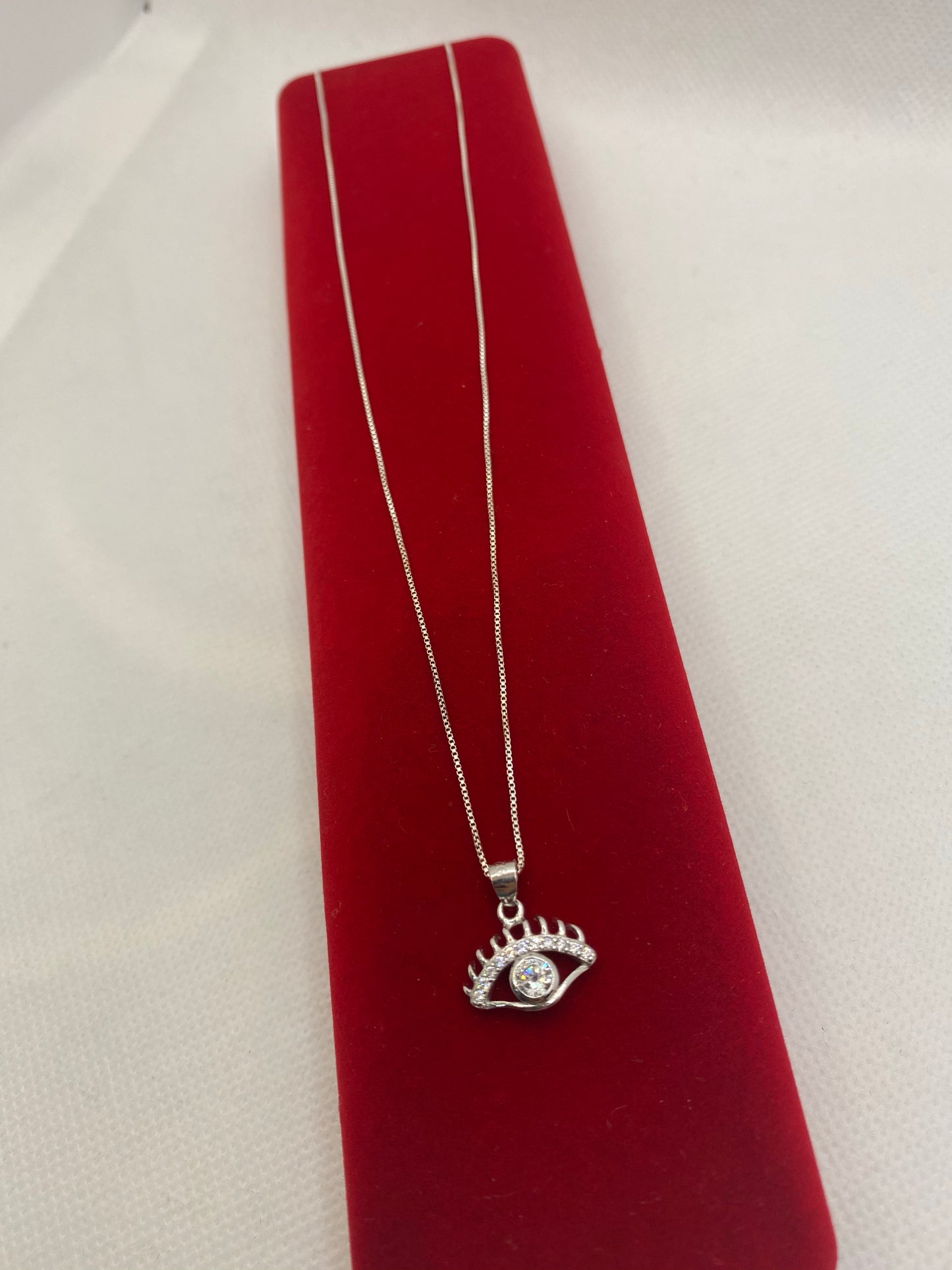 Ensemble mauvais œil en argent sterling