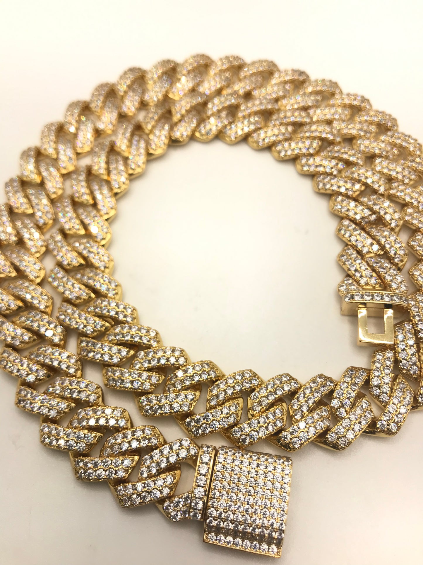 13mm cuban link iced out chain