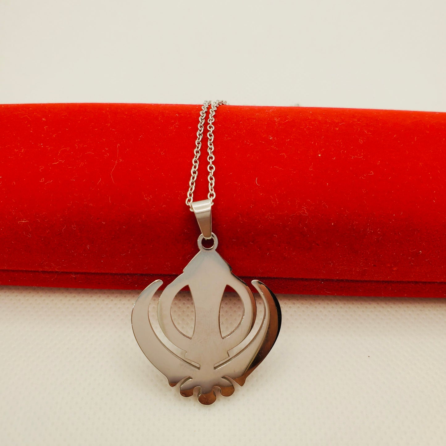 Khanda Silver; Necklace made to touch your soul | The best Religious Necklaces on earth