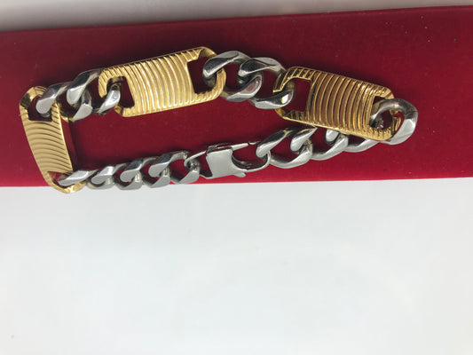 Gold Plated 2 tone Bracelet
