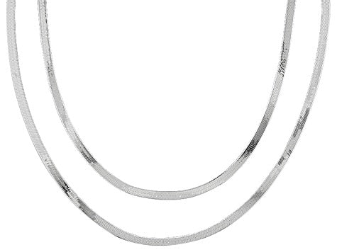 Stainless steel herringbone chains