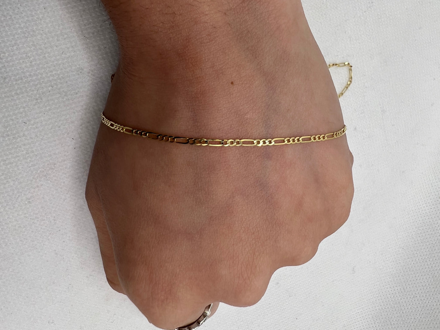 10k gold figaro chain
